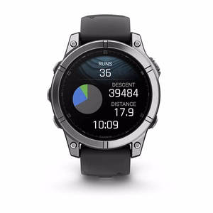 Išmanusis laikrodis Garmin Fenix E Steel juodas