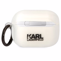 Karl Lagerfeld KLAPHNIKTCT AirPods Pro dėklas permatomas Karl`s Head