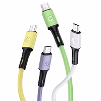 USAMS laidas U52 microUSB 2A Fast Charge 1m violetinis SJ435USB04 (US-SJ435)