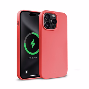 Crong Color Cover Magnetic MagSafe dėklas, skirtas iPhone 15 Pro Max, rožinis