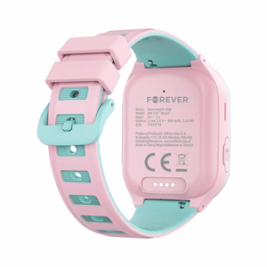 Išmanusis laikrodis vaikams Forever Smartwatch GPS WiFi 4G Kids Boost KW-530 rožinis