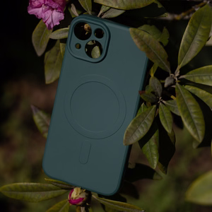 "Simple Color Mag" dėklas "iPhone 16 Plus" 6,7" tamsiai žalias
