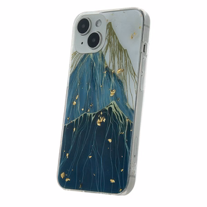 Gold Glam dėklas telefonui Samsung Galaxy A14 4G / A14 5G kalnas