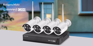 Kruger&Matz Connect C200 Tuya Wi-Fi stebėjimo rinkinys