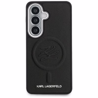 Karl Lagerfeld dėklas Embossed Ring Initials MagSafe Samsung Galaxy S26 Plus juodas