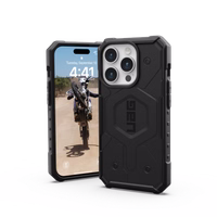 UAG Pathfinder MagSafe dėklas iPhone 15 Pro - juodas