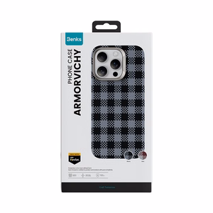 Benks Magnetic Armor Vichy Kevlar Case (BF66) for Iphone 16 Pro Max black