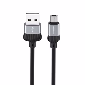 Borofone Kabelis BX28 Dignity - USB į Micro USB - 2,4A, 1 metras, pilkas