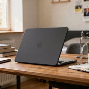 Tech-Protect SmartShell dėklas skirtas MacBook Neo 13" 2026 - juodas