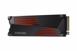 SSD Samsung 990 PRO su radiatoriu 2TB M.2 PCIe NVMe MLC rašymo greitis 6900 MB/s skaitymo greitis 7450 MB/s 2,3mm TBW 1200 TB MTBF 1500000 h MZ-V9P2T0CW