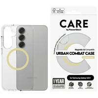 CARE by PanzerGlass Flagship Urban Combat Chardonnay QI dėklas Samsung Galaxy S25+ - skaidrus