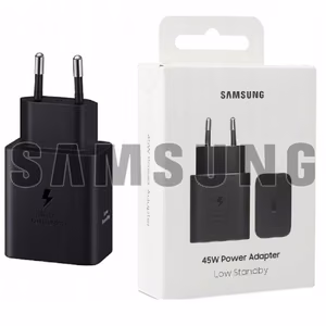 Įkroviklis Samsung EP-T4511 juodas 45W su pakuote / 100% originalus /