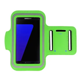 Armbandas SLIM Type 1 dėklas Iphone 13/13Pro/14/14 Pro/15/15Pro/16/16 Pro/Samsung S21/S22/S23/S24 (5,5 colių) žalias