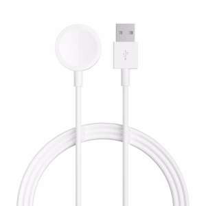 Devia indukcinis magnetinis įkroviklis Kintone USB 1,0 m baltas Apple Watch