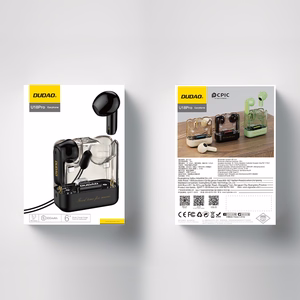 Dudao U18Pro Bluetooth 5.3 TWS belaidės ausinės - juodos