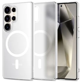 Tech-Protect MagSlim Magnetinis dėklas telefonui Samsung Galaxy S25 Ultra - Skaidrus