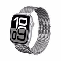 Crong Milano Steel - Stainless Steel dirželis Apple Watch 38/40/41/42 mm (sidabrinis)