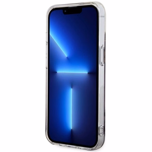 Guess GUHMP14SHTMRSU iPhone 14 6.1" violetinė/violetinė kietas dėklas Golden Marble Magnetinis