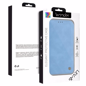 Wonder Smart dėklas iPhone 17 rūko mėlynas