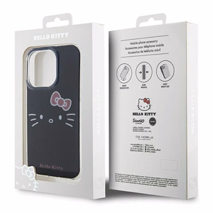 Hello Kitty IML Kitty Face dėklas telefonui iPhone 14 Pro Max - juoda