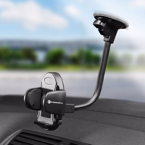 Автомобильный держатель телефона Forcell F-Grip Oval 27 см лобовое стекло / приборная панель / воздуховод чёрный