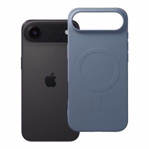 SILICONE MAG DĖKLAS (didelė skylė) suderinamas su MagSafe IPHONE 17 Air šviesiai mėlyna
