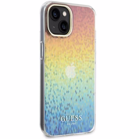 Guess IML Faceted Mirror Disco Iridescent dėklas telefonui iPhone 15 - įvairiaspalvė