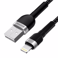 Wozinsky WNBAL2 USB-A / Lightning kabelis 2.4A 2m - juodas