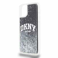 DKNY Liquid Glitter Big Logo dėklas iPhone 11 / Xr - juodas