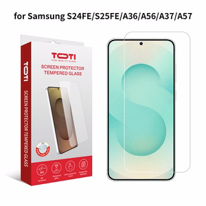 Защитная пленка TOTI из закаленного стекла с 2D-дизайном для Samsung Galaxy S24 FE/S25 FE/A36/A56/A37/A57/A27