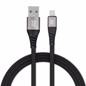 BLUE STAR pintas kabelis 2,4A USB A į Lightning TFK-DC-003 1,2 m juodas