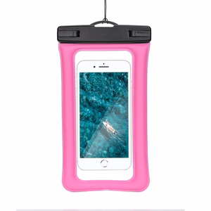 AIRBAG vandeniui atspari rožinės spalvos kišenė telefonui