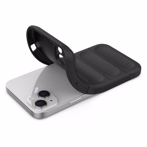 Magic Shield Case dėklas telefonui iPhone 14 Plus lankstus šarvuotas dangtelis juodas