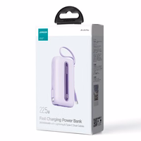 Išorinė baterija Joyroom "JR-L012 Plus Colorful" violetinė 20000mAh (22.5W)