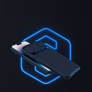 Dėklas Nillkin Textured Case S Apple iPhone 14 Pro mėlynas