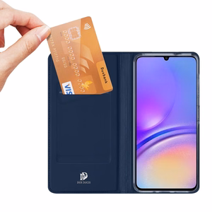 DUX DUCIS piniginės tipo dėklas SKIN PRO telefonui SAMSUNG A06 5G mėlynas