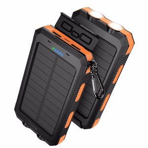 Išorinė baterija Power Bank Hoco J164 Solar 10W 8000mAh juoda