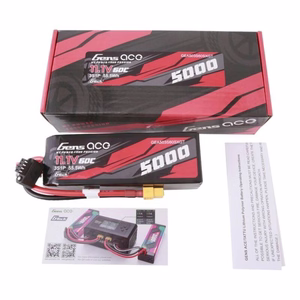 „Gens Ace“ G-Tech 5000 mAh, 11,1 V, 60C, 3S1P trumpas Lipo akumuliatorius su XT60 jungtimi