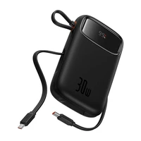 Išorinė baterija Baseus QPow 2 20000mAh 30W 2xUSB-C (juoda)