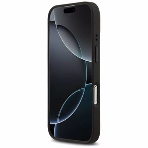 BMW M Tricolor Metal Logo MagSafe dėklas telefonui iPhone 17 - pilkas