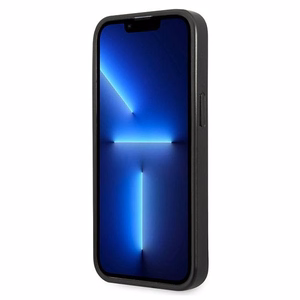 Karl Lagerfeld KLHCP13LMNMP1K iPhone 13 Pro / 13 6.1" dėklas telefonui (m) juodas / juodas Monogramos plokštelė