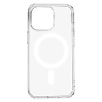 Anti Shock 1,5 mm Magnetinis dėklas iPhone 13 Pro 6,1" skaidrus didelė anga