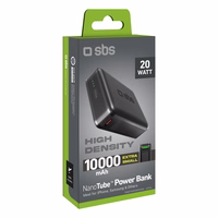 Išorinė baterija SBS TEBB10000HDPD20K 10000 mAh su Power Delivery - juoda