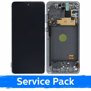 LCD Display Compatible With Samsung N770 Note 10 Lite With Frame / Aura Glow / (Service Pack)