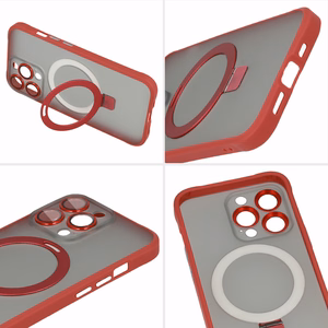 Tel Protect Magiškas Magnetinis Dėklas su stovu Iphone 13 Pro raudonas