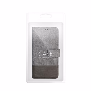 Dėklas telefonui (m) GOMMA Book IPHONE 16e (SE 4 2025) - pilkas (m)