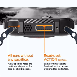 Spigen Rugged Armor dėklas, skirtas Apple Watch Ultra 49 mm, matinis juodas