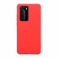 Crong Color Cover dėklas Huawei P40 Pro (raudonas)