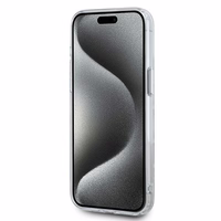 Karl Lagerfeld IML Monogram Karl & Choupette Head MagSafe dėklas iPhone 15 Pro Max - skaidrus