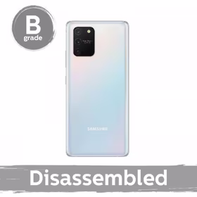 Galinis dangtelis skirtas Samsung G770 S10 Lite / White / su stikliukais 100% originalus (9/10 naudotas)